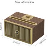 Oneder V6 Portable Wireless Bluetooth Speaker  Support Hands-free & FM & TF Card & AUX & USB Drive (Gold)