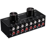 B026 6 Input 2 Output Or 2 Input 6 Output Audio Signal Source Selection Switcher RCA Port