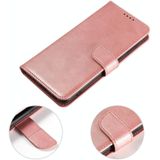 For Huawei Mate 20 Lite Calf Texture Buckle Horizontal Flip Leather Case with Holder & Card Slots & Wallet(Rose Gold)