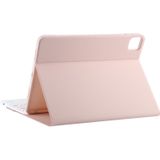 TG11BC Detachable Bluetooth Pink Keyboard Microfiber Leather Protective Case for iPad Pro 11 inch (2020)  with Touchpad & Pen Slot & Holder (Pink)