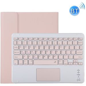 TG11BC Detachable Bluetooth Pink Keyboard Microfiber Leather Protective Case for iPad Pro 11 inch (2020)  with Touchpad & Pen Slot & Holder (Pink)