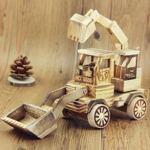 A1030 houten model graafmachine ornamenten kinderen speelgoed
