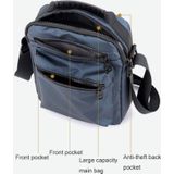 Men Casual Shoulder Bag Oxford Cloth Sports Crossbody Chest Bag(Navy Blue)