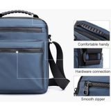 Men Casual Shoulder Bag Oxford Cloth Sports Crossbody Chest Bag(Navy Blue)