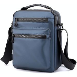 Men Casual Shoulder Bag Oxford Cloth Sports Crossbody Chest Bag(Navy Blue)