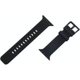 Gevlochten textuur Silicone Watch Band voor Apple Watch Series 7 45mm / 6 & SE & 5 & 4 44mm / 3 & 2 & 1 42 mm