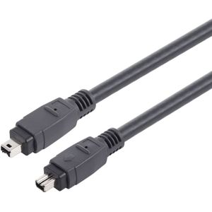 Firewire IEEE 1394 4Pin Male to 4Pin Male Cable  Length: 1.8m