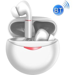 T&G T50 Sport TWS Bluetooth Earphone HIFI Noise Canceling Handfree Earbuds with Microphone(White)