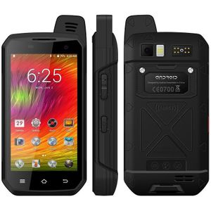 Uniwa B6000 PTT Walkie Talkie Rugged Phone  4 GB + 64 GB  IP68 Waterdichte stofdichte schokbestendige  5000 MAH-batterij  4 7 inch Android 9.0 MTK6762 Octa Core tot 2.0 GHz  netwerk: 4G  NFC  OTG