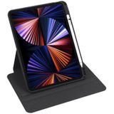 Voor iPad Pro 11 2022/2021/2020/2018 acryl 360 graden rotatie houder tablet lederen tas