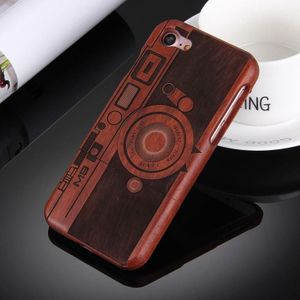 Voor de iPhone 7 artistieke M9 Camera patroon scheidbaar Rosewood beschermende Back Cover Shell