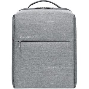 Original Xiaomi Waterproof Simple Backpack Laptop Bag for 15.6 inch Laptop(Light Grey)