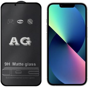 AG Matte Frosted Full Cover Tempered Glass Film voor iPhone 13 Mini