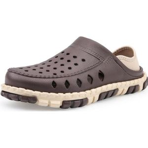 Zomer mannen sandalen holle slippers kust antislip strandschoenen  maat: 43 (bruin)