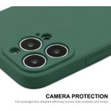 Hat-Prince Enkay Vloeistof Siliconen Schokbestendig Beschermhoes Drop Protection Cover + Full Coverage Gehard Glas Protector Film voor iPhone 13 Pro Max