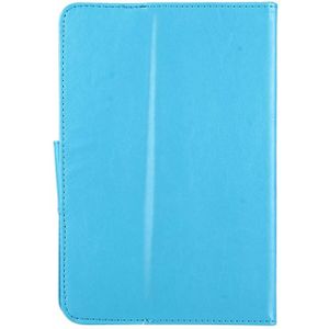8 inch Tablets Leather Case Crazy Horse Texture Protective Case Shell with Holder for Galaxy Tab S2 8.0 T715 / T710  Cube U16GT  ONDA Vi30W  Teclast P86(Baby Blue)