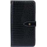 For Nokia C3 idewei Crocodile Texture Horizontal Flip Leather Case with Holder & Card Slots & Wallet(Black)