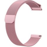 For Fitbit Versa Milanese Replacement Wrist Strap Watchband  Size:L(Rose Pink)