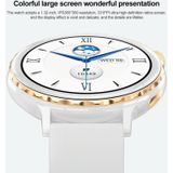 T21 1 32 inch siliconen band IP67 waterdicht smartwatch  ondersteuning hartslag / slaapbewaking (wit goud)