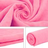 KANEED Synthetic Chamois Drying Towel Super Absorbent PVA Shammy Cloth for Fast Drying of Car  Size: 43 x 32 x 0.2cm(Pink)