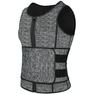 Neopreen Heren Sport Body Shapers Vest Taille Body Shaping Corset  Grootte: S