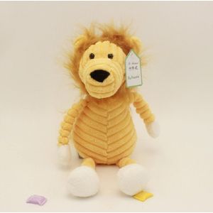 Gestreepte dierlijke pluche speelgoed pop creatieve dierlijke pop  type: Leeuw  hoogte: 42cm