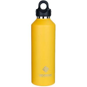 Revomotiel roestvrijstalen vacuüm fles outdoor auto vacuümfles  capaciteit: 950 ml (zonnebloem geel)
