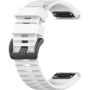 Voor Garmin Fenix 3 26mm siliconen sportband