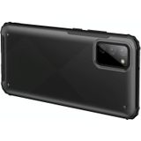 For Samsung Galaxy A02s (EU Edition) Four-corner Shockproof TPU + PC Protective Case(Black)