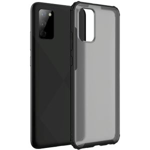 For Samsung Galaxy A02s (EU Edition) Four-corner Shockproof TPU + PC Protective Case(Black)