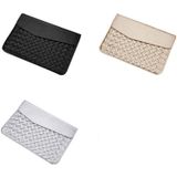 Hand-Woven Computer Bag Notebook Liner Bag  Applicable Model: 15 inch (A1707 / 1990/1398/2141)(Silver)