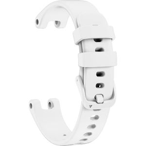 For Garmin Lily Silicone Replacement Strap Watchband(White)