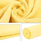 KANEED Synthetic Chamois Drying Towel Super Absorbent PVA Shammy Cloth for Fast Drying of Car  Size: 43 x 32 x 0.2cm(Yellow)