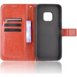 For Nokia XR20 Crazy Horse Texture Horizontal Flip Leather Case with Holder & Card Slots & Lanyard(Brown)