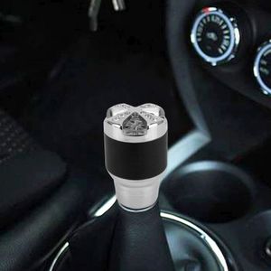 MOMO universele auto Diamond Gear Shift knop gewijzigd auto Gear Shift knop Auto overdracht hendel knop Gear Schakelpook (zilver)