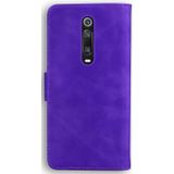 Voor Xiaomi Redmi K20 / K20 PRO & MI 9T / MI 9T Pro Skin Feel Pure Color Flip Leather Phone Case (Purple)