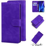 Voor Xiaomi Redmi K20 / K20 PRO & MI 9T / MI 9T Pro Skin Feel Pure Color Flip Leather Phone Case (Purple)