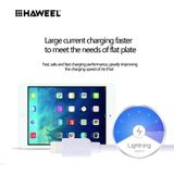 HAWEEL 2m High Speed 8 Pin to USB Sync and Charging Cable  For iPhone 11 / iPhone XR / iPhone XS MAX / iPhone X & XS / iPhone 8 & 8 Plus / iPhone 7 & 7 Plus / iPhone 6 & 6s & 6 Plus & 6s Plus / iPad(White)