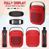 NewRixing NR-4014 Outdoor Portable Hand-held Bluetooth Speaker with Hands-free Call Function  Support TF Card & USB & FM & AUX (Orange)