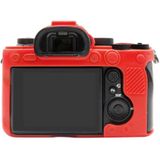 PULUZ Soft Silicone Protective Case for Sony ILCE-9M2/ Alpha 9 II / A92(Red)