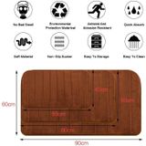 Anti slip water absorptie rug badkamer mat Shaggy Memory Foam keuken deur Vloermatten  grootte: 50X80CM (paars)