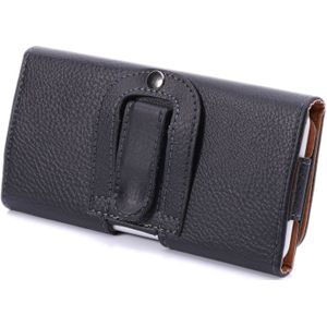 Litchi Texture Horizontal Style Waist Bag for Galaxy Note 4 / Note 3 / Note II / N7100