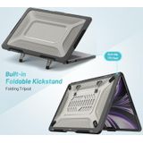 Voor MacBook Air 13.6 A2681 ENKAY Hat-Prince 3 in 1 Beschermende Beugel Case Cover Hard Shell met TPU Keyboard Film/Anti-stof Pluggen  Versie: EU (Blauw)