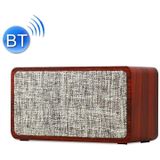 Q2 Subwoofer Wooden Wireless Bluetooth Speaker(Red)