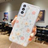 Voor Samsung Galaxy A53 5G Fresh Small Floral Epoxy TPU telefoonhoes (handgeschilderde bloemen 2)