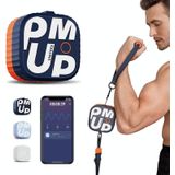 Unitree pomp draagbare home gym pomp 4.4-44lbs verstelbare weerstand kabel machine (blauw oranje)