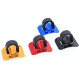 10 PCS Mountain Road Bicycle Hose Line Guide Adhesive Wire Seat Frame Cable Fixing C Buckle  Style: Plastic Buckle(Golden)