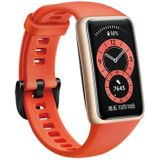 Original Huawei Band 6 1.47 inch AMOLED Color Screen Smart Wristband Bracelet  NFC Edition  Support Blood Oxygen Heart Rate Monitor / 2 Weeks Long Battery Life / Sleep Monitor / 96 Sports Modes(Orange)
