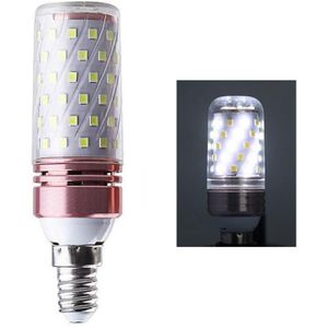 16W-E14  3 PCS No Flicker Corn Light Candle Bulb Screw Bulb  Light color: White Light Home Style