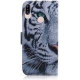 Tiger Pattern Coloured Drawing Horizontal Flip Leather Case for Asus Zenfone Max (M1) ZB555KL  with Holder & Card Slots & Wallet